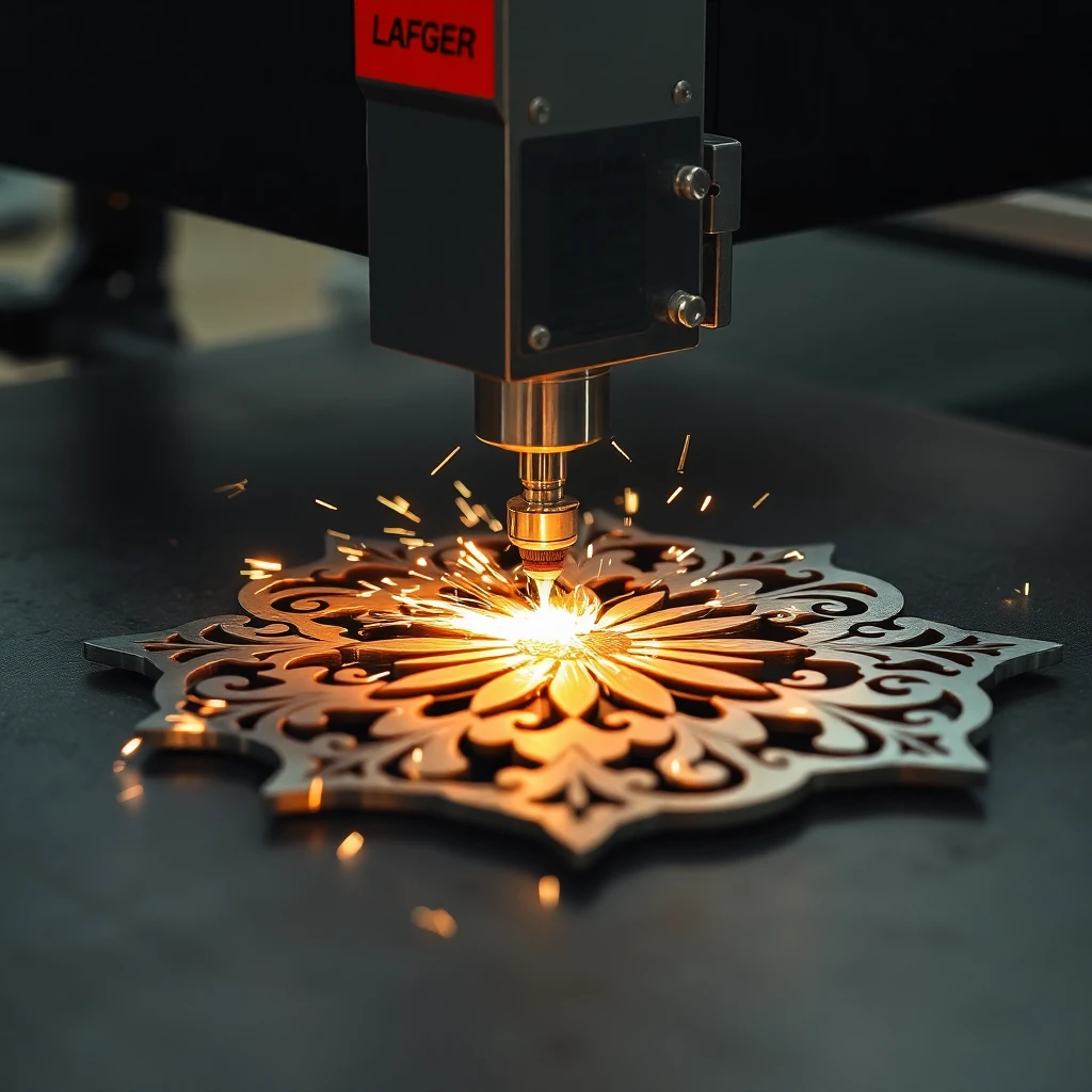 قسم أعمال الليزر CNC
